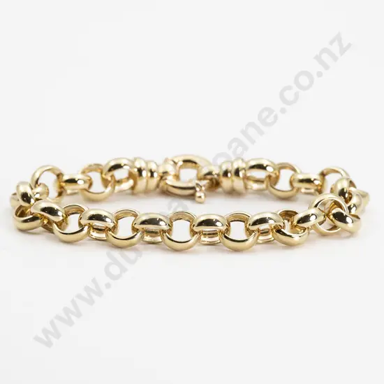 9ct Large Trace Link Bracelet