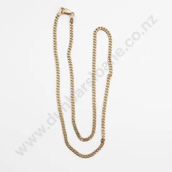 9ct Modern Curb Link Neck Chain