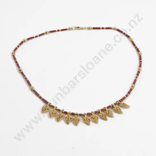 14ct Coral Necklace