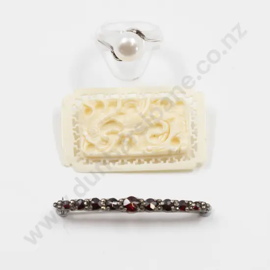 S/S Single Cultured Pearl Ring