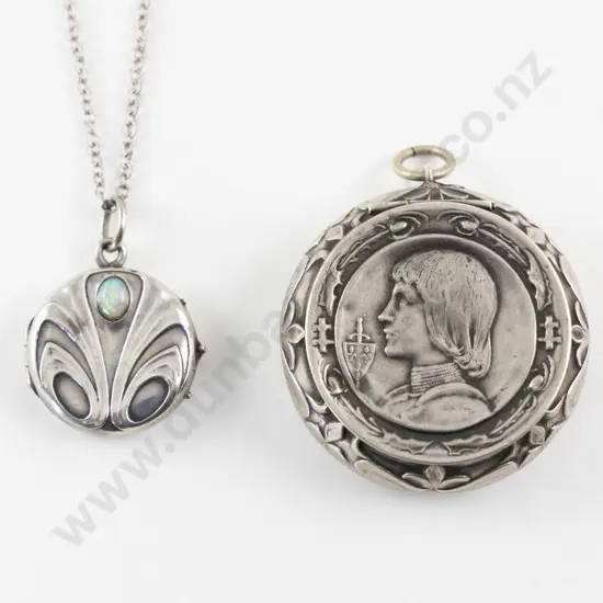 Art Nouveau Silver Locket