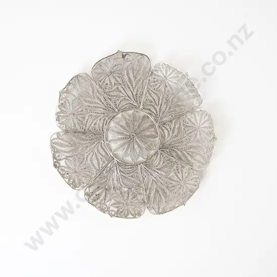 Silver Fine Filigree Dish