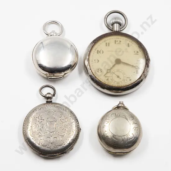 Fine Silver Hunter Case Pocket Watch