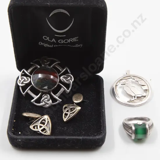 Pair S/S Orkney Celtic Cuff Links