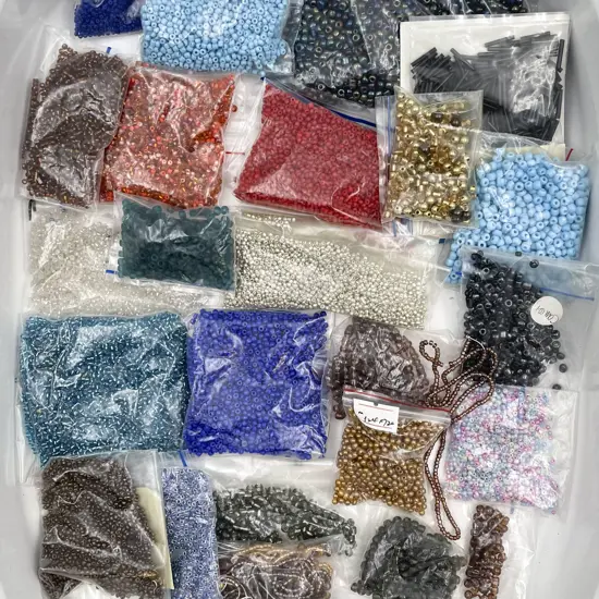 Mixed Collection of Seed Beads