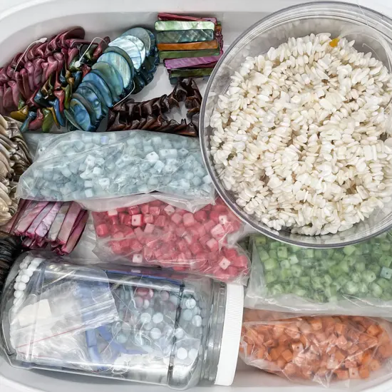 Large Quantity Shell Beads