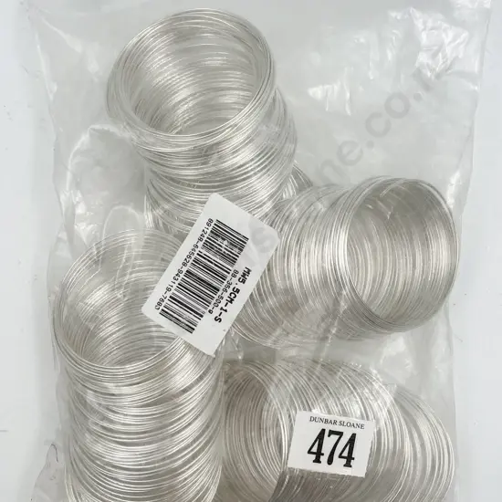 Quantity Silver Plate Beading Wire
