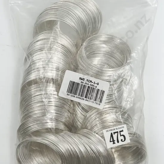 Quantity Silver Plate Beading Wire
