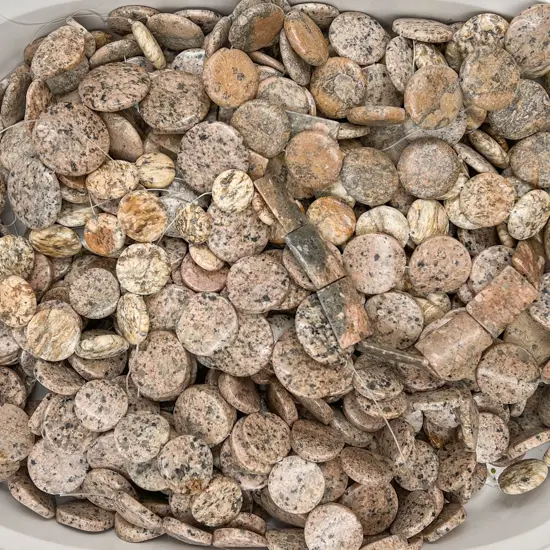 Quantity Various Sized Hardstone Beads