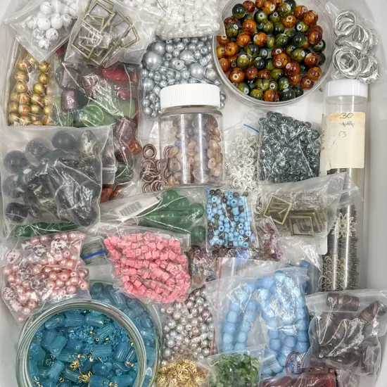Assorted Beads Findings etc