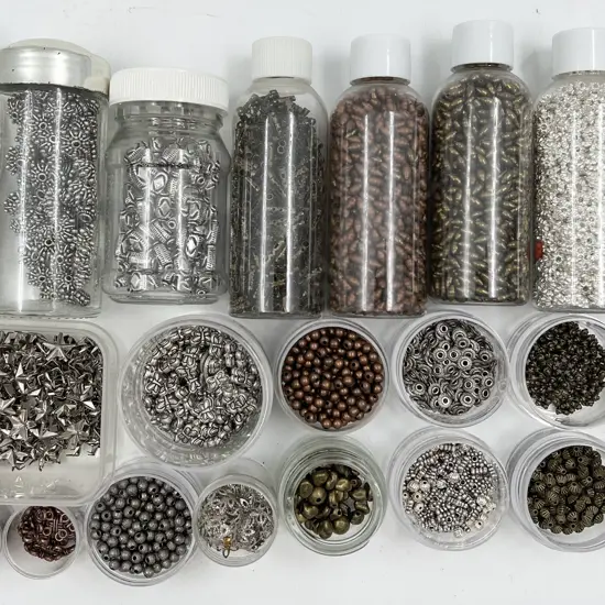 Quantity Metal Beads & Assorted