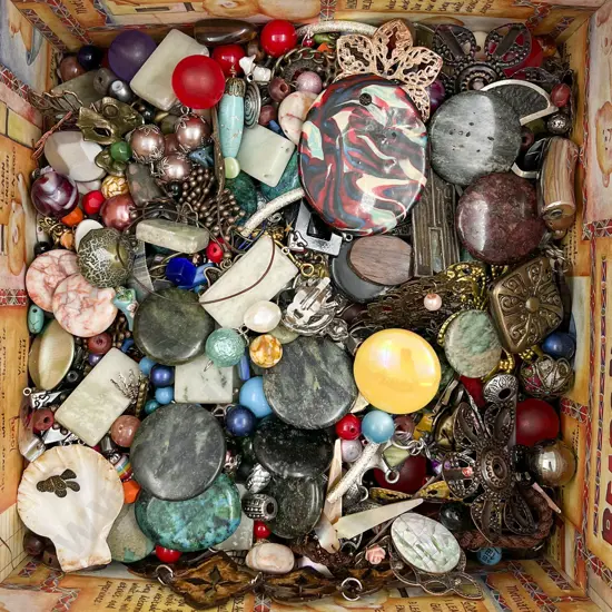 Large Quantity Mixed Loose Beads