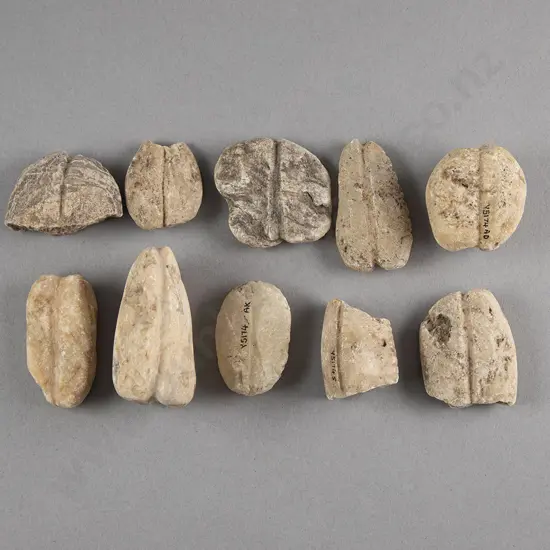 Ten Limestone Sinkers