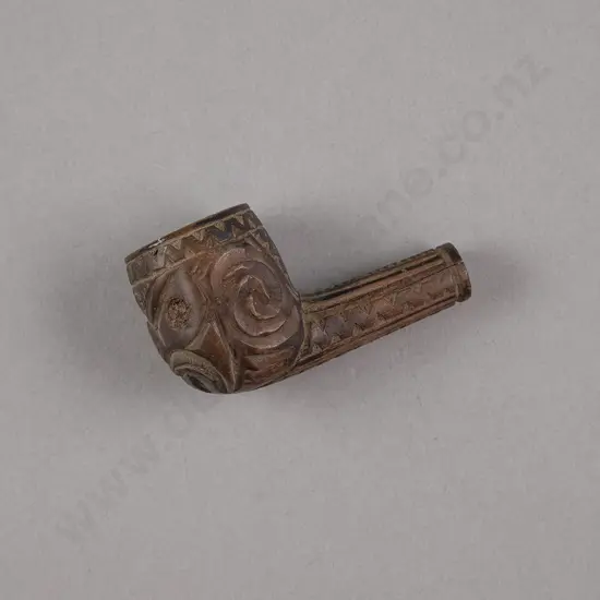 Carved Wooden Pipe Bowl