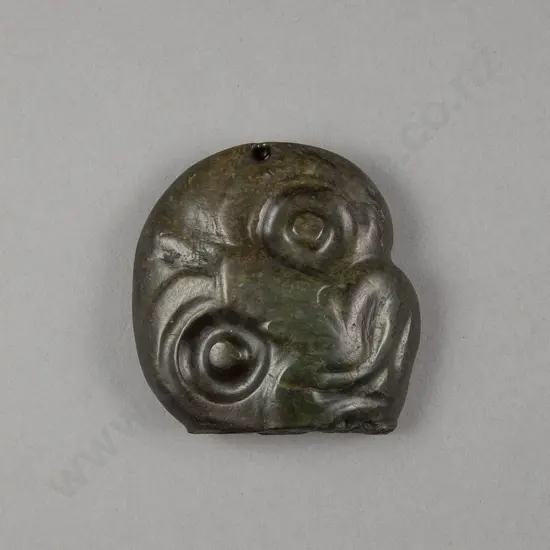 Pre-European Large Hei Tiki (Head Only)