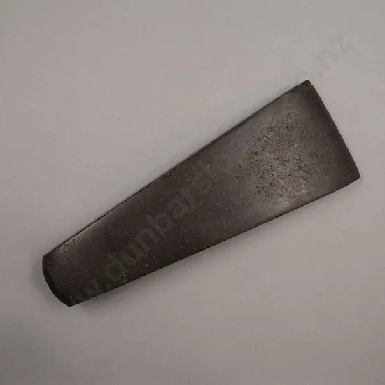 A Good Large Pre-European Toki (Dark Argillite)