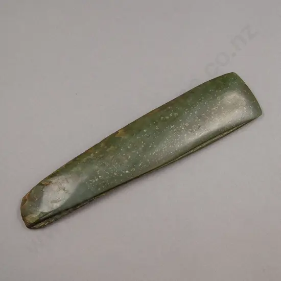 A  Good Large Pre-European Pounamu Toki (Adze Blade)