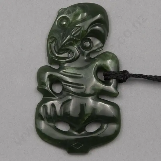 Pounamu Hei Tiki by Charlie Wilson