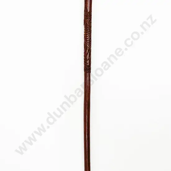 A Late 19th Century Rewarewa Walking Stick