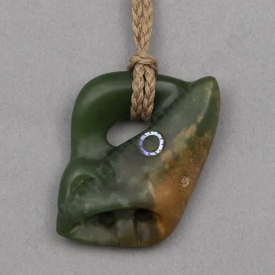 Pounamu Wheku Head Pendant