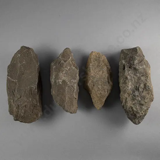 Three Easter Island Stone Picks And a Roughout