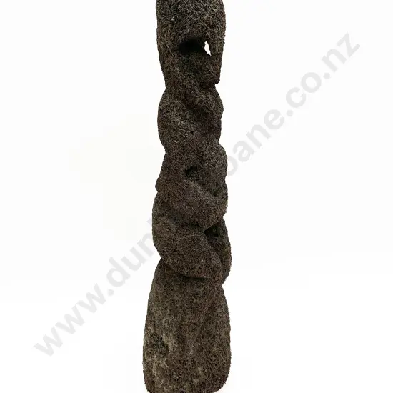 Vanuatu Carved Fern Tree Grade Initiation Figure