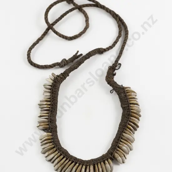 A Papua New Guinea Asmat Warrior's Necklace