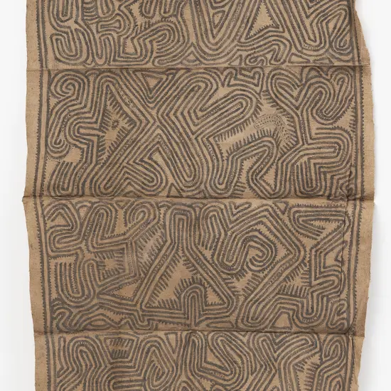 Papua New Guinea Oro Province Tapa Cloth