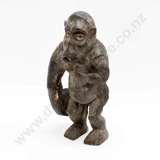 Baule Monkey Figure From the Ivory Coast