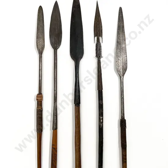 Five African Spears