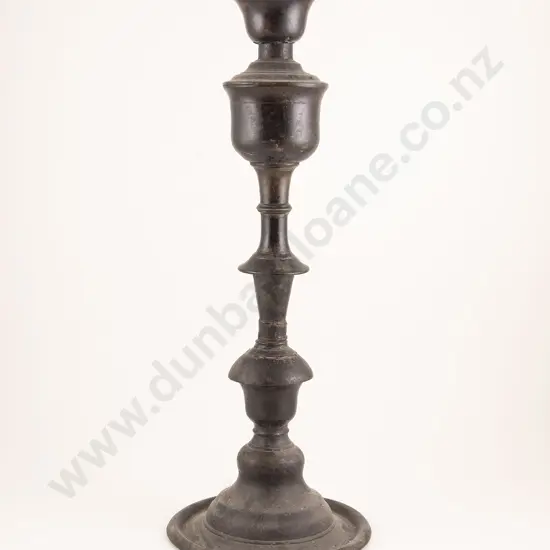 Japanese Meiji Period Temple Candle Stick