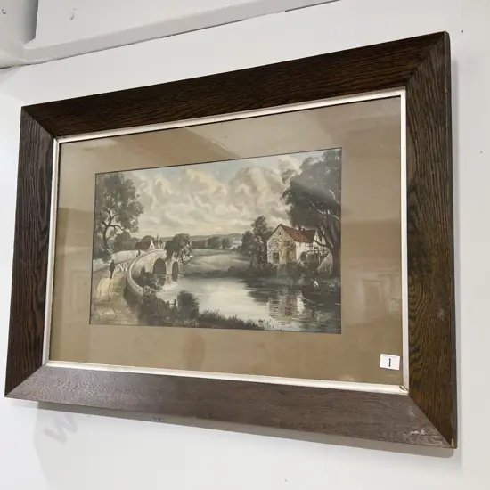 S Robinson Oak Framed Print