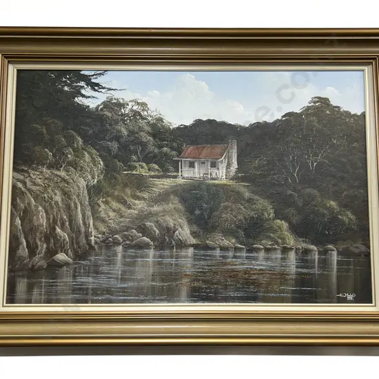 K. Hislop - Cottage Scene