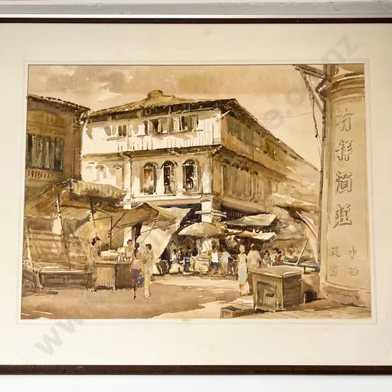 S. Sinston - Market Scene