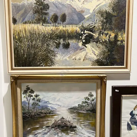 June Gillingham - NZ Mountain Scene