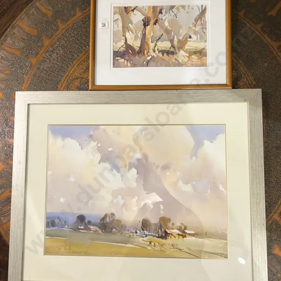 Two Ross Paterson Watercolors