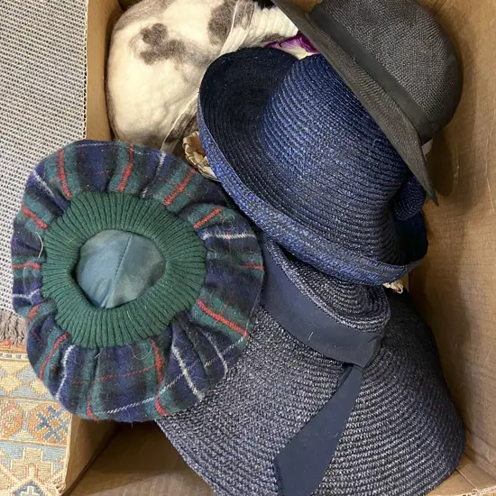 Selection of Vintage Hats Etc.