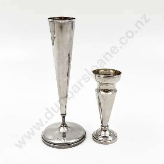 One Sterling Silver Posy Vase and Other (Faults)