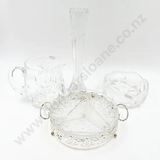 Small Quantity of Crystal and Glass Incl. Jug and Vase
