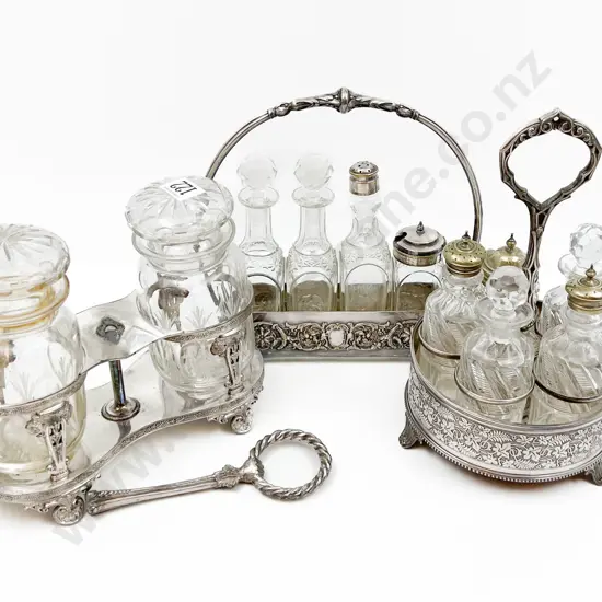 Two S/P Cruet Sets Together With Other (AF)
