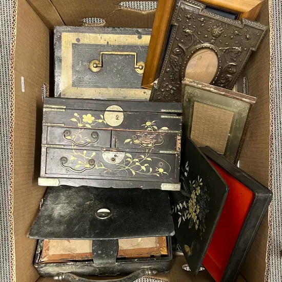 Quantity of Assorted Jewelry Boxes and Photo Frames Etc.