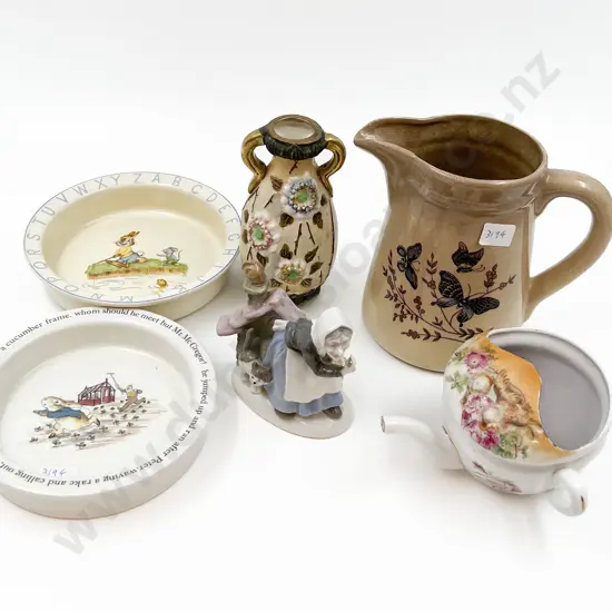 Quantity of Assorted China Incl. Nursery Together With Figure