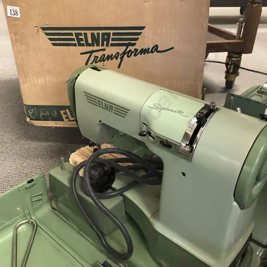 Vintage Elmer Sewing Machine in Original Box