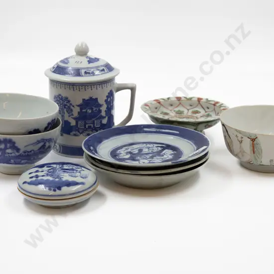 Small Quantity of Asian Blue and White