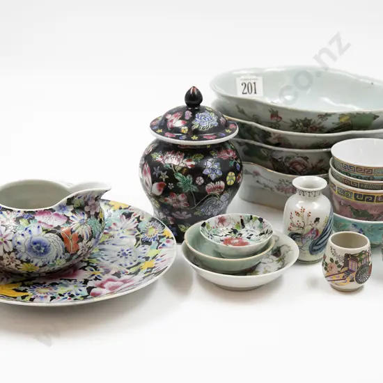 Small Quantity of Assorted Cantonese China
