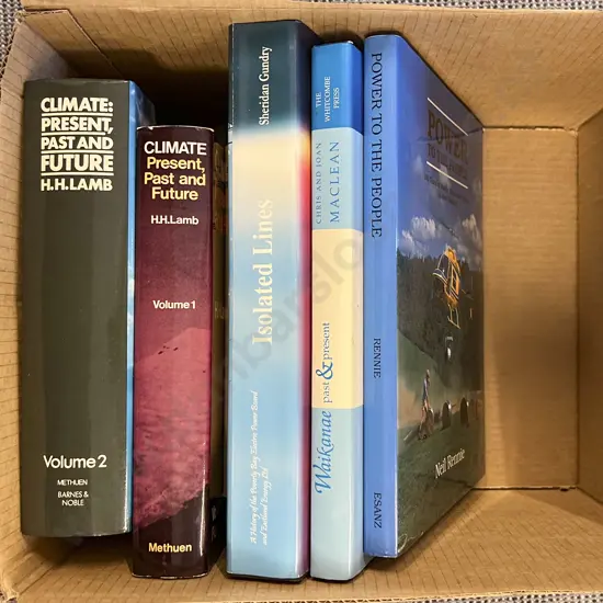 Box of Assorted NZ Related Books