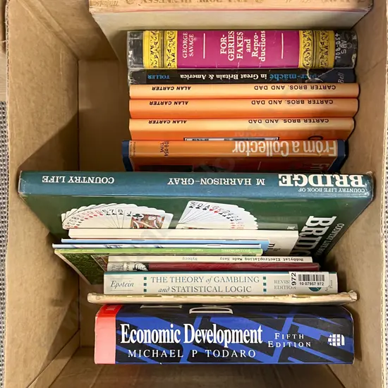 Box of Assorted Books