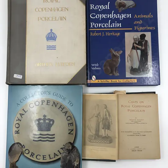 Four Royal Copenhagen Reference Books