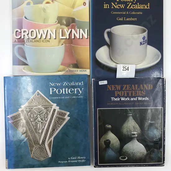 Four NZ Pottery Reference Books