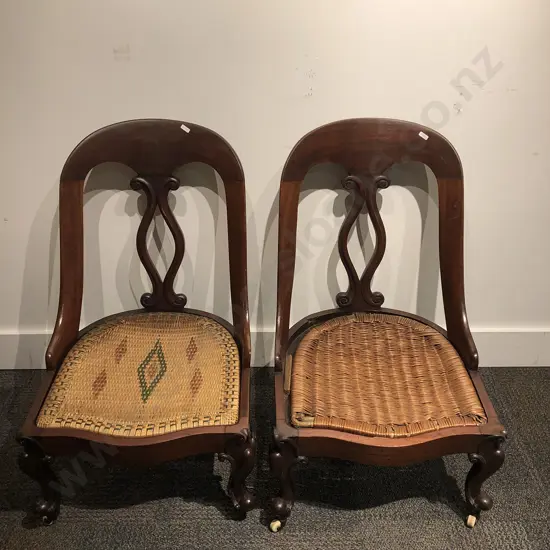 Pair of Victorian Side Chairs